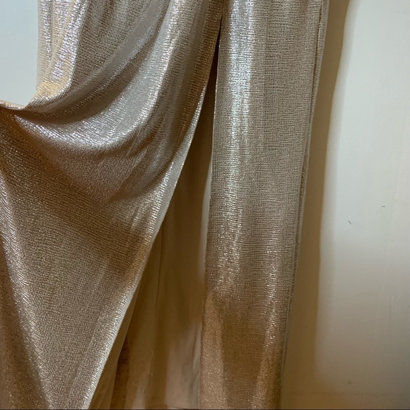 Eliza J Silver/White Gown - Picture 5 of 9